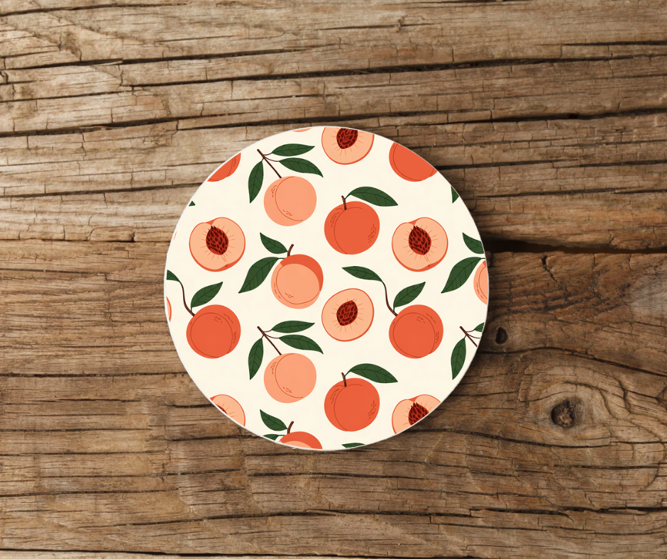 JUST PEACHY COASTER