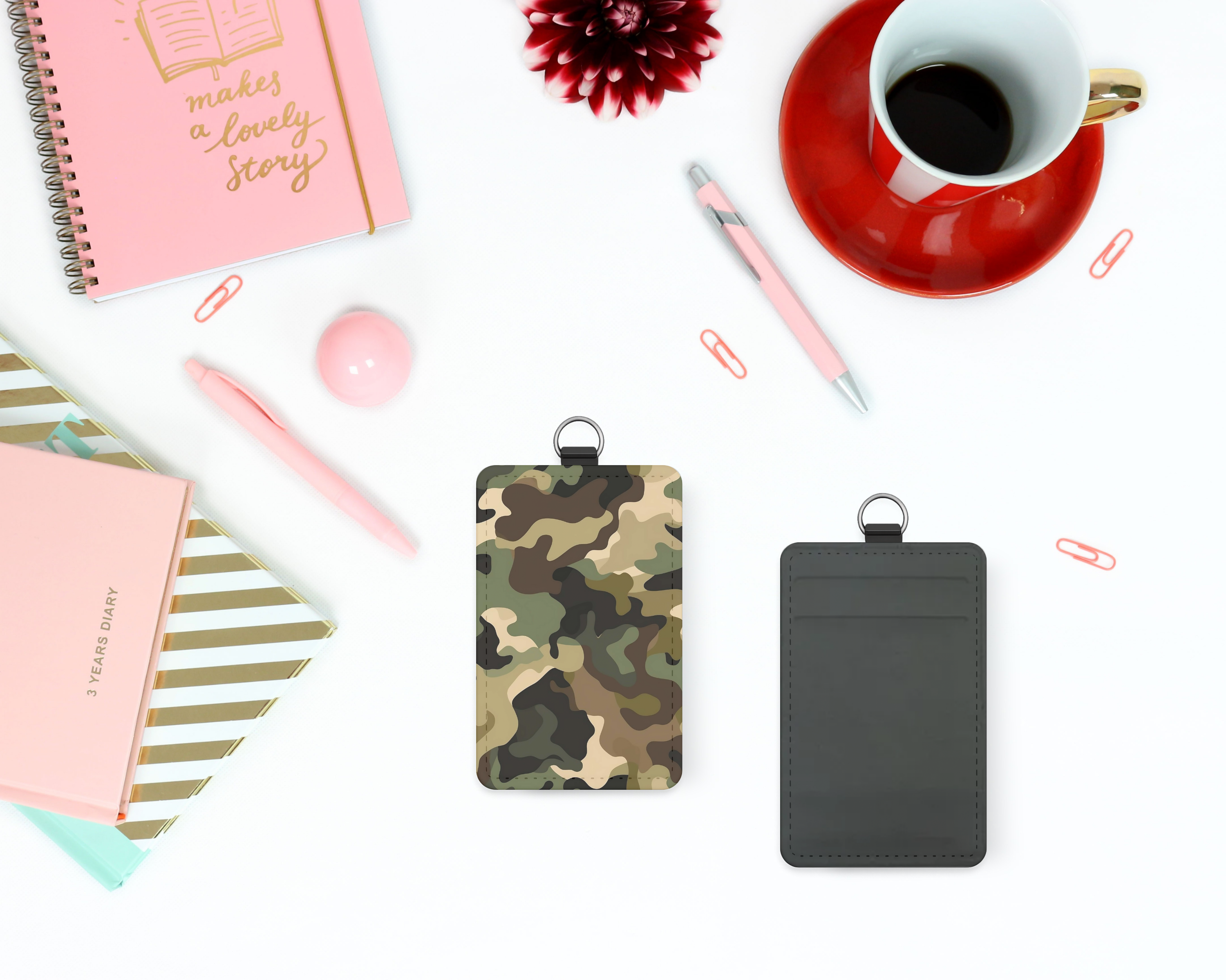 CAMOUFLAGE CARD WALLET