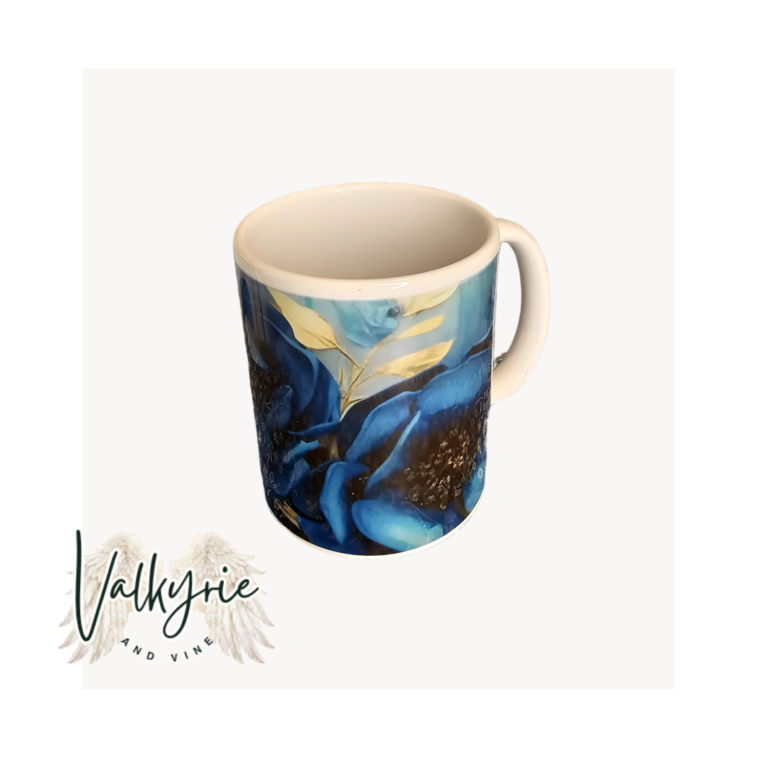 BLUE ROSE MUG