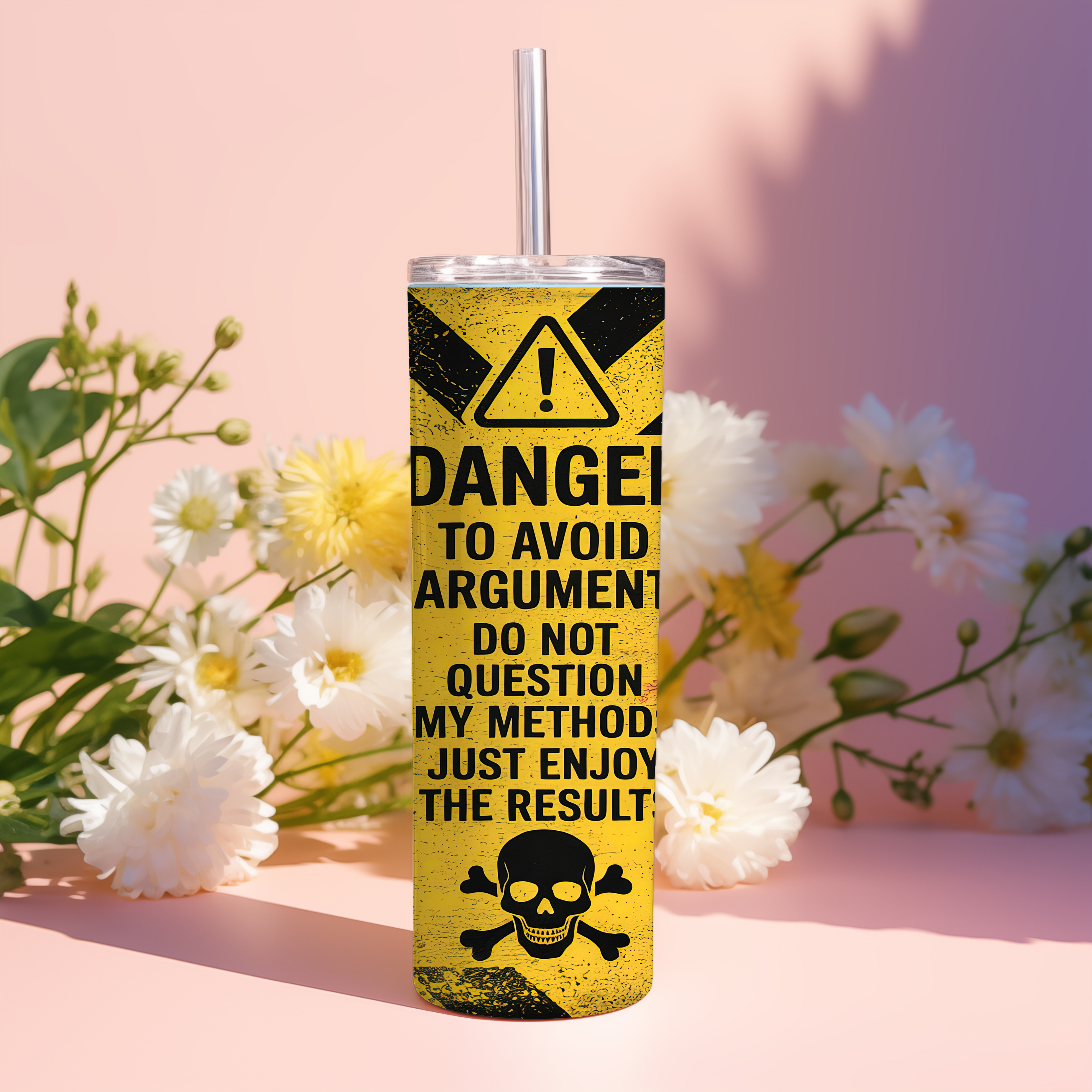 DANGER WARNING TUMBLER
