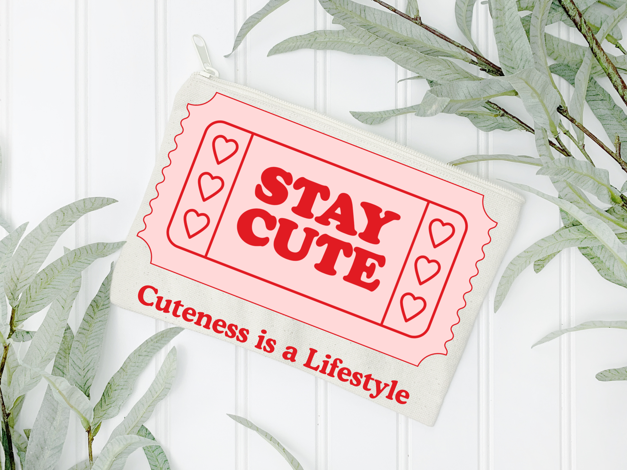STAY CUTE CANVAS MULTIPURPOSE BAG