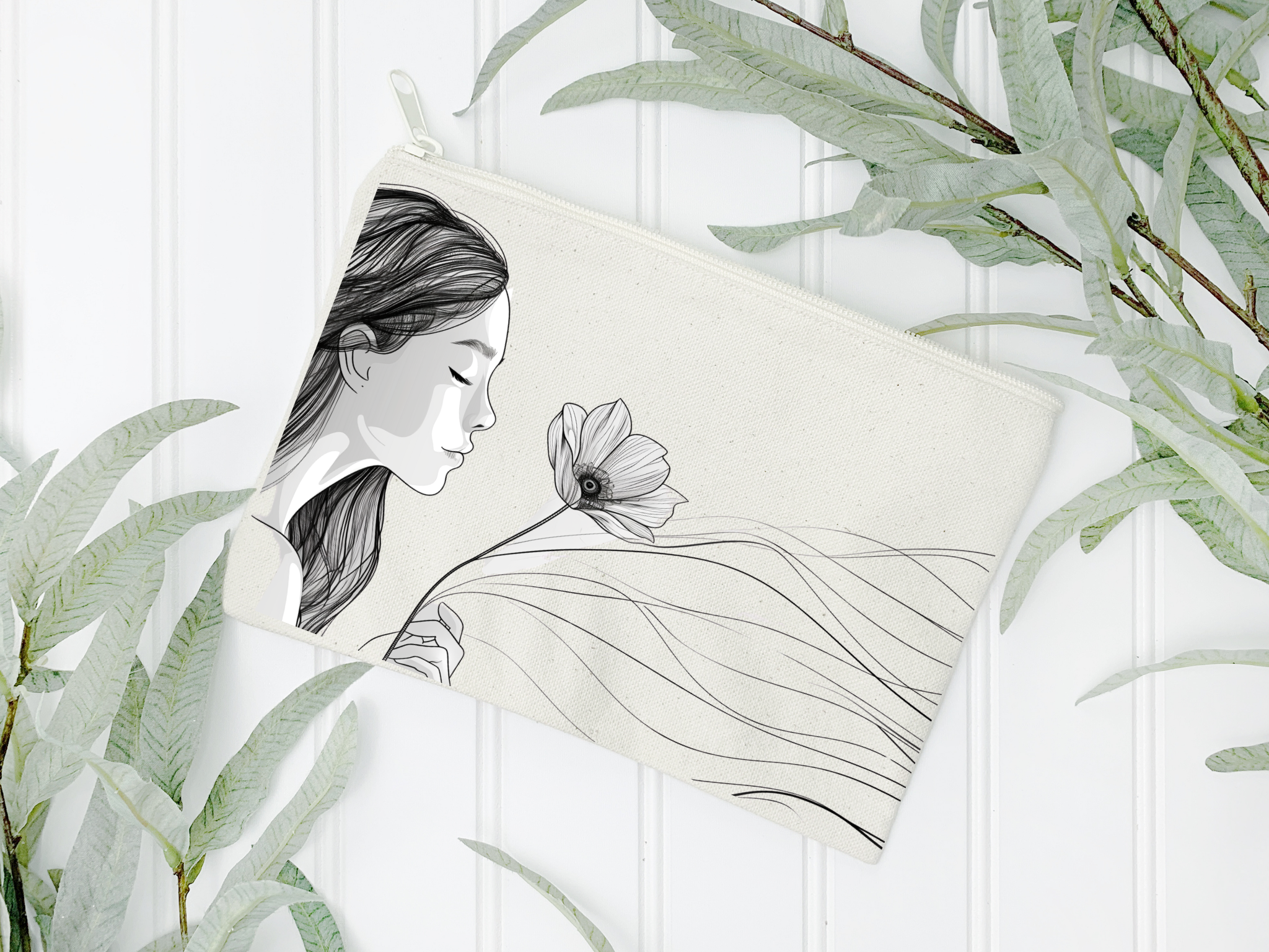 WIND IN YOUR HAIR CANVAS MULTIPURPOSE BAG