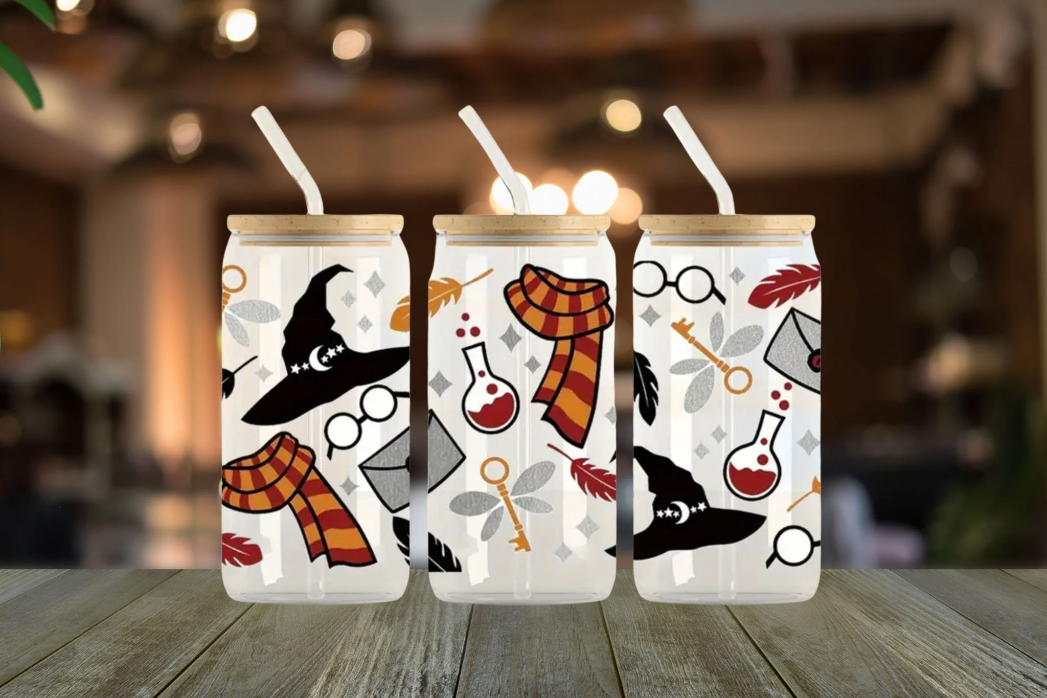 WIZARDS GLASS LIBBEY CAN