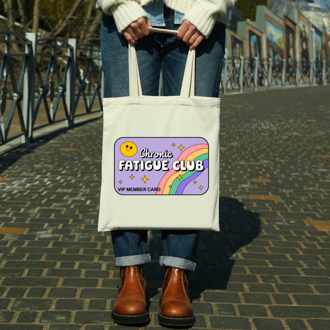 CHRONIC FATIGUE CLUB TOTE BAG