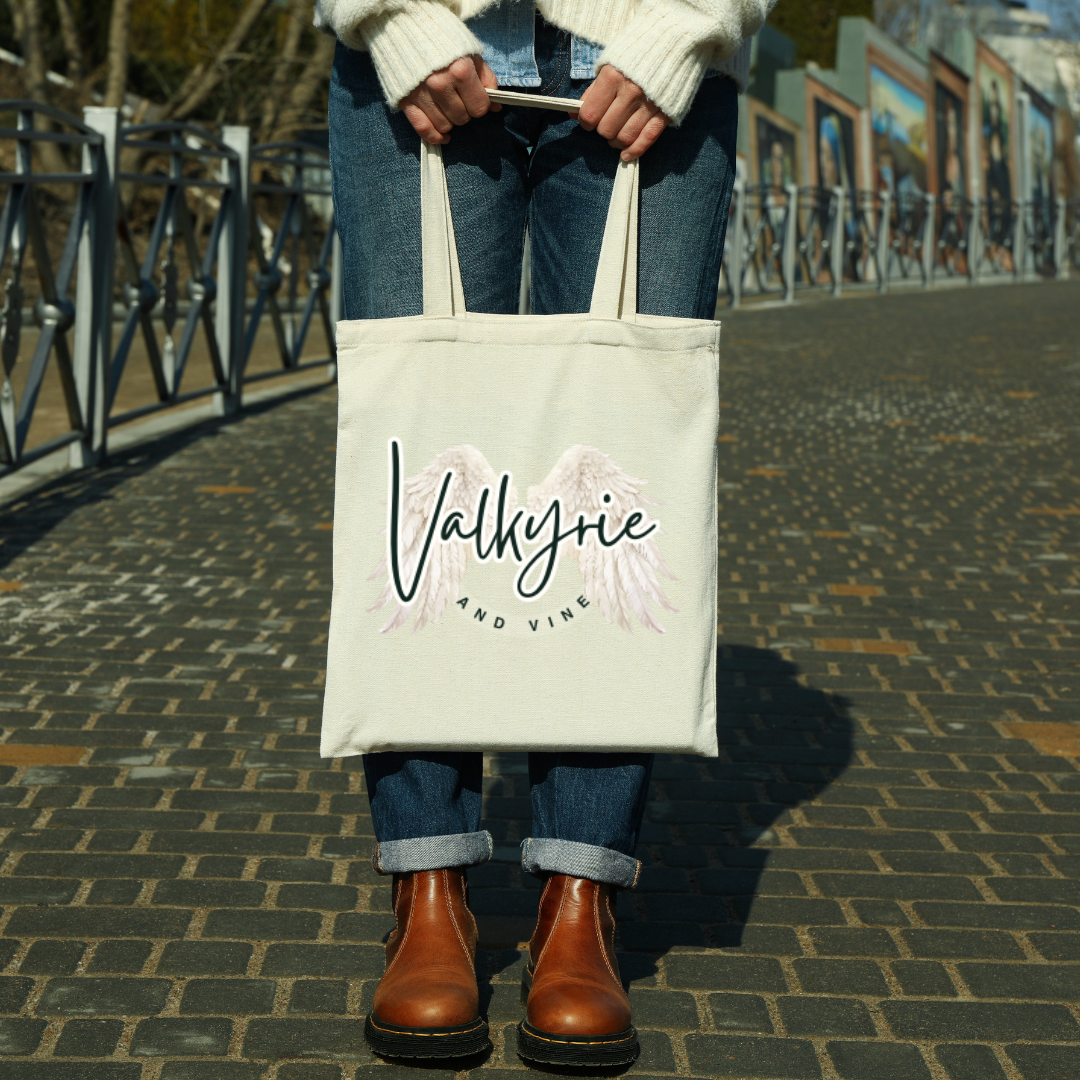 Valkyrie and Vine Tote Bag