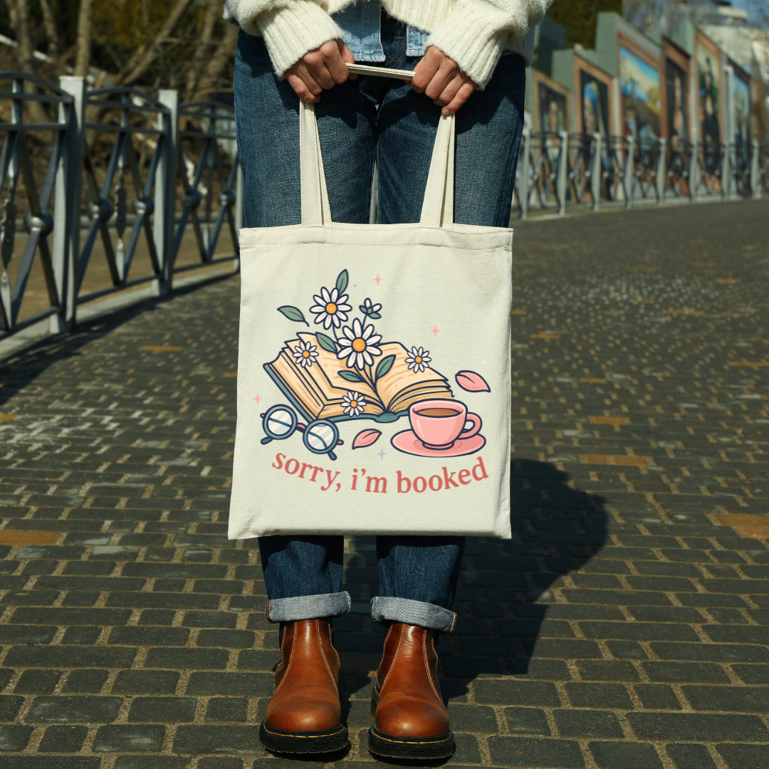SORRY I’M BOOKED TOTE BAG