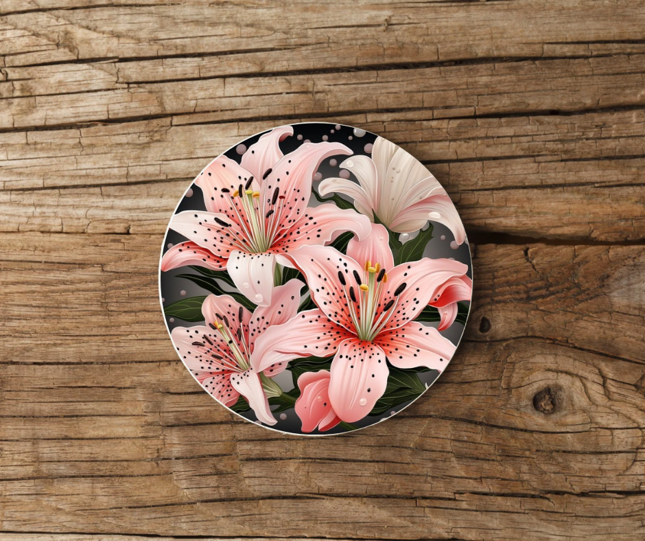 PINK LILY COASTER