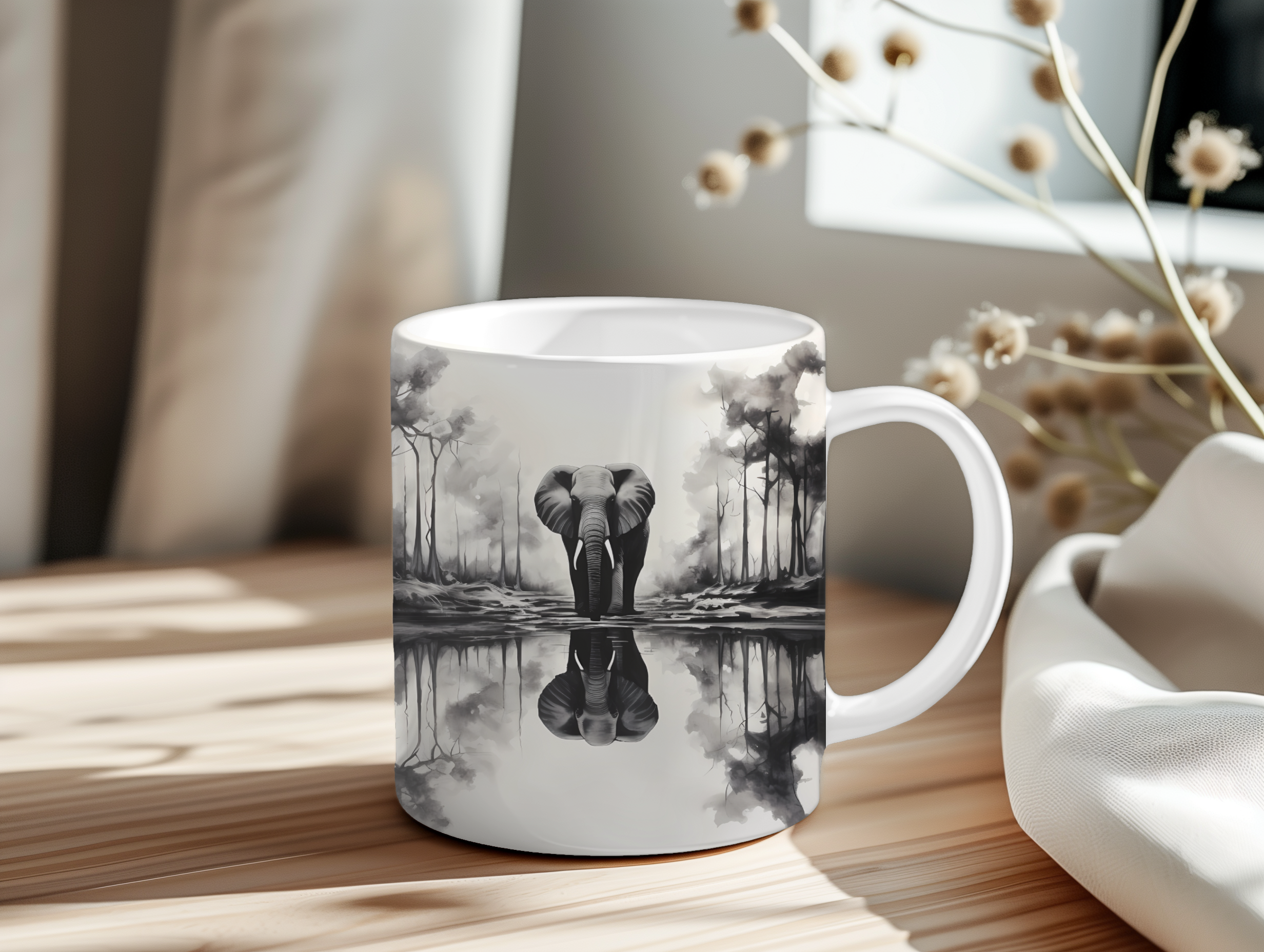 ELEPHANT REFLECTION MUG