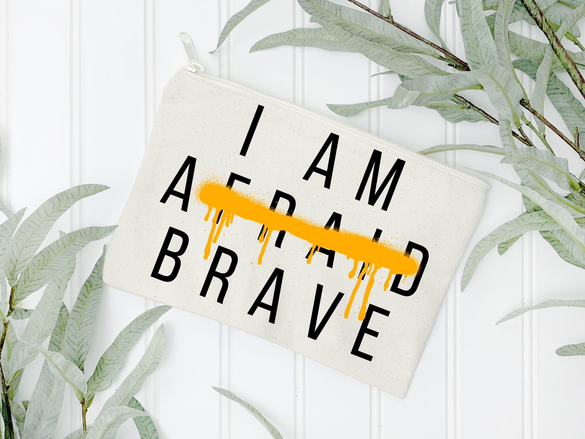 I AM BRAVE CANVAS MULTIPURPOSE BAG