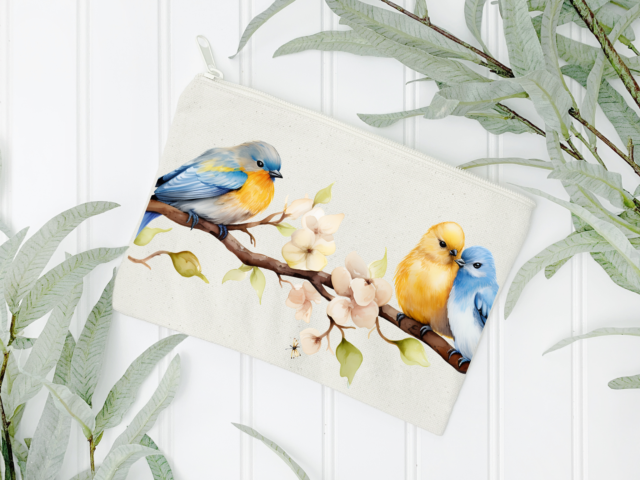CUTE BIRDS CANVAS MULTIPURPOSE BAG